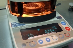 Quality control moisture checking